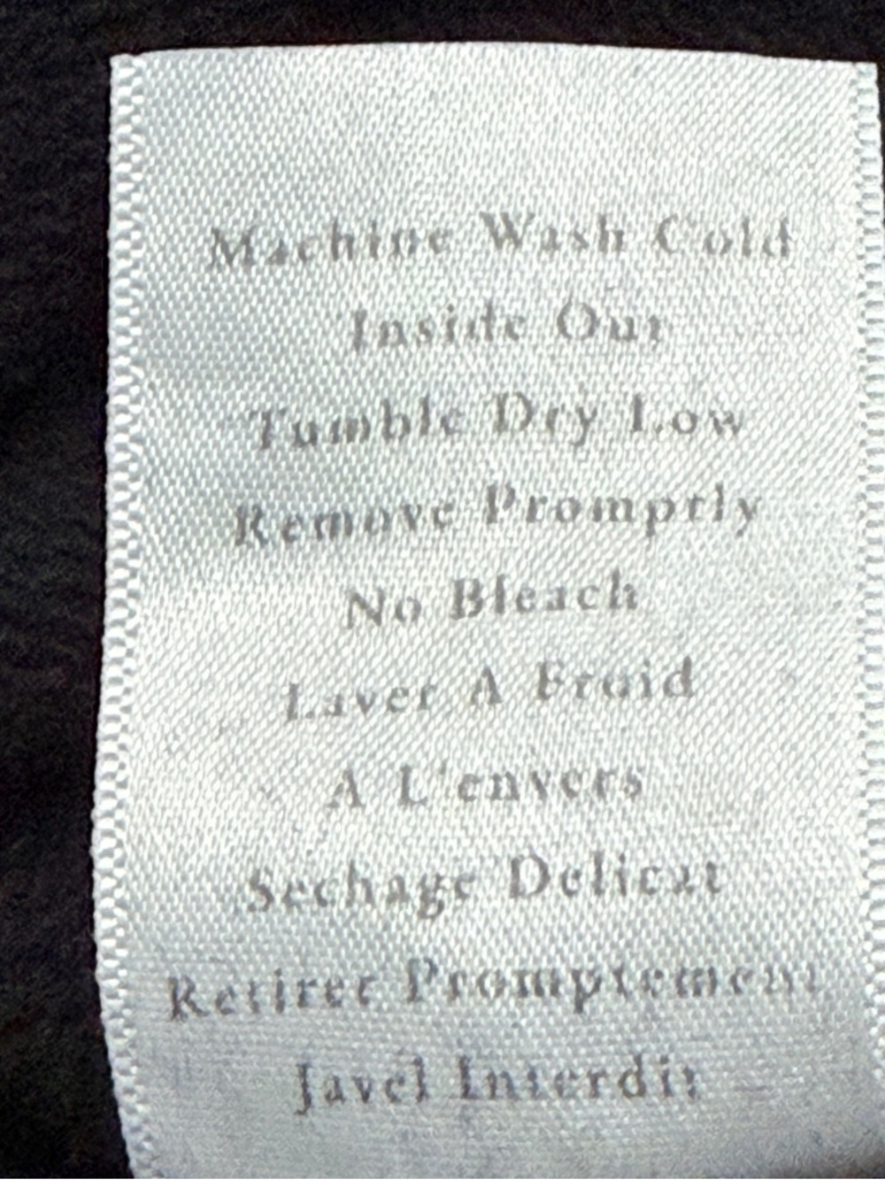 Frank & Eileen Ella Easiest Dress Black Triple Fleece Funnel Neck Minimal - Picture 9 of 12